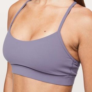 Lululemon Flow Y Bra in Purple Quartz